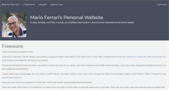Desktop Screenshot of marioferrari.org