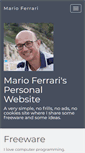 Mobile Screenshot of marioferrari.org