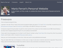 Tablet Screenshot of marioferrari.org